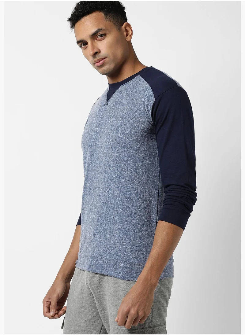 Campus Sutra Men's Colourblocked Casual T-Shirt