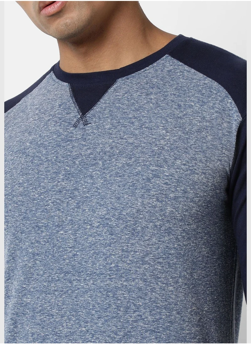 Campus Sutra Men's Colourblocked Casual T-Shirt