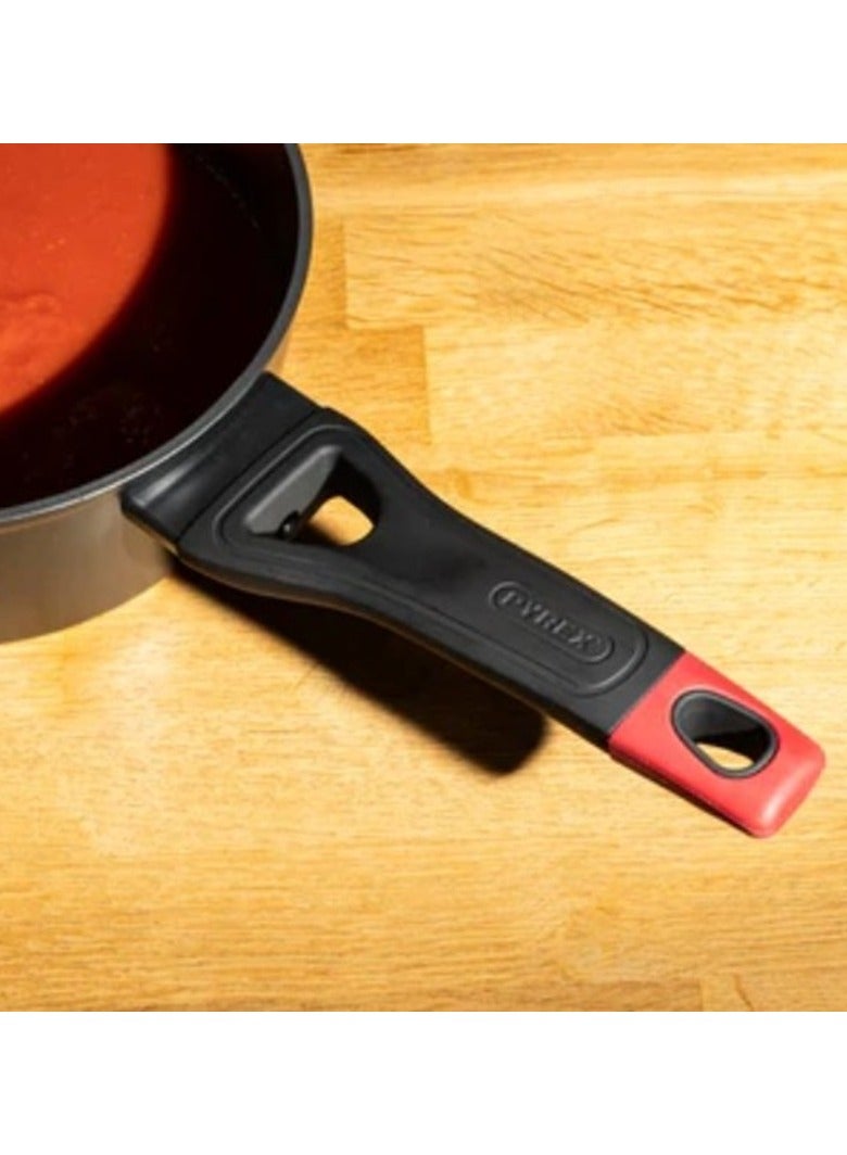 Pyrex Optima+ Frying Pan 30cm – Extra-Large PFAS-Free Non-Stick Pan for Family-Sized Cooking black - Image 3