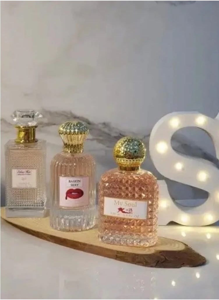 giving love Set of 3 pheromone perfumes of 100 ml 