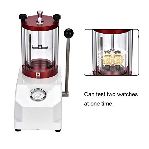 Salmue Watch Waterproof Test Tool, Watch Case Resistance Pressure Tester, 2 Watches Watch Case Resistance Measuring Tools Water Resistant Tester Tool for Waterproofness Testing - Image 3