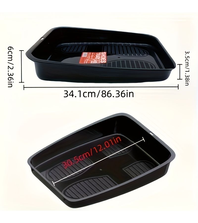 Dirty Shoe Storage Tray Non Slip Organizer For Car Trunk Entryway Office Camping - Image 5