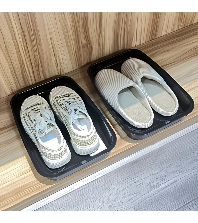 Dirty Shoe Storage Tray Non Slip Organizer For Car Trunk Entryway Office Camping - Image 2