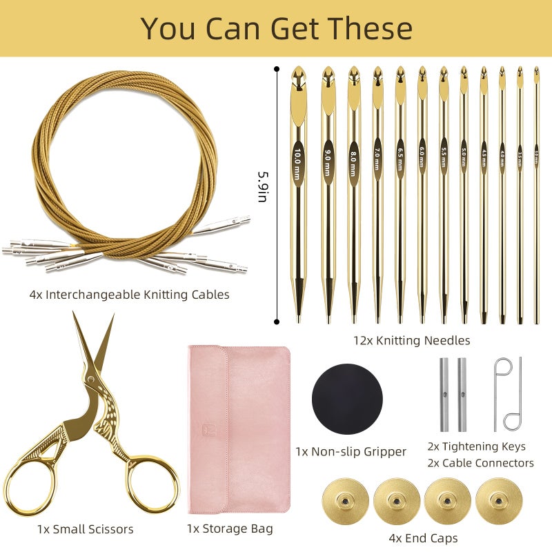 tunisian crochet hooks set - Image 3