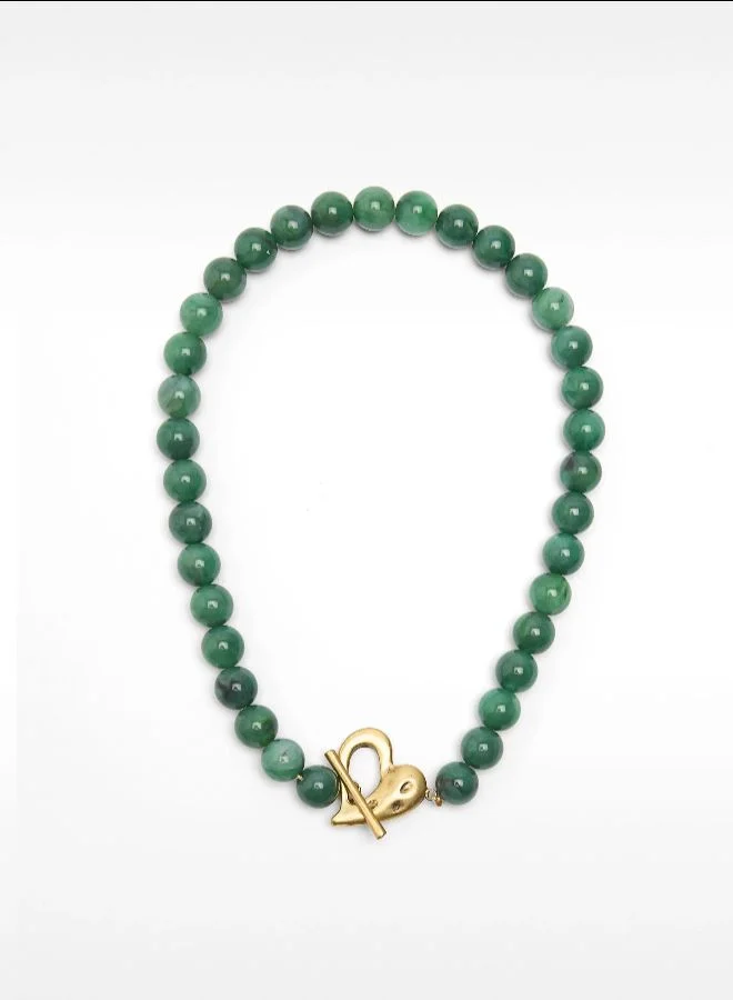 PARFOIS Short Necklace With Stone-Effect Beads