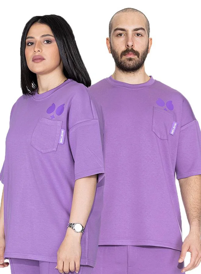 Selene Unisex- Drop Shoulder Sleeve Oversized T-Shirt