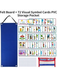 erorex Visual Schedule Chart For Kids Daily Routine Cards 70 Pieces Multiple Kids Routine Cards Behavioral Tool Wall Planner Home School Chores Outings  - Image 4