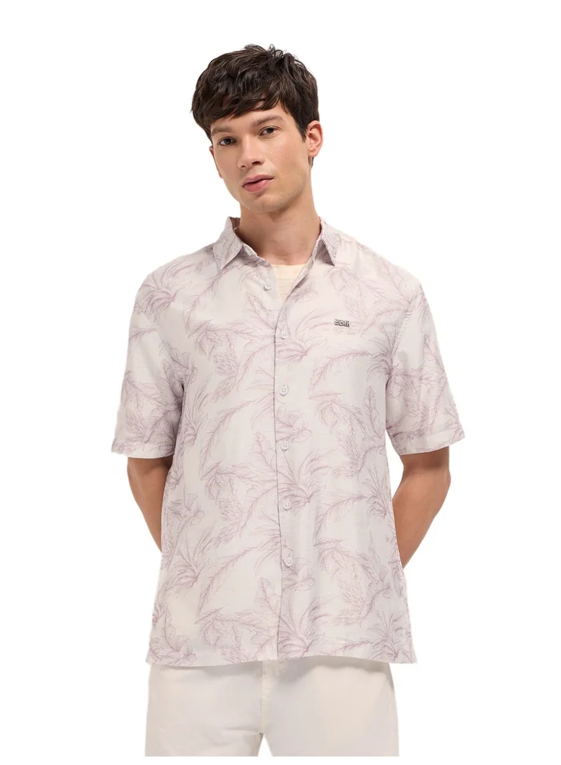 THE BEAR HOUSE Men’s Classic Short Sleeve Casual Shirt – Lightweight, Breathable, and Designed for a Smart Yet Easygoing Look All Day Long
