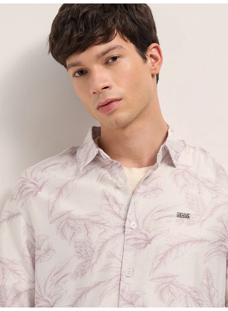 The Bear House  Men’s Classic Short Sleeve Casual Shirt – Lightweight, Breathable, and Designed for a Smart Yet Easygoing Look All Day Long for Men | Best Price UAE