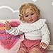 iCradle Reborn Baby Dolls 26inch 68CM Soft Silicone Vinyl Newborn Toddler Baby Doll Handrooted Hair Babies Toys for Kids Age 3 - Image 4