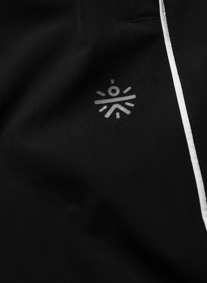 Cult Men Black Active Day Out Track Pants