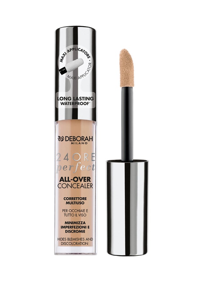 DEBORAH MILANO 24Ore Perfect All Over Concealer Long Lasting Waterproof 04 - Apricot 