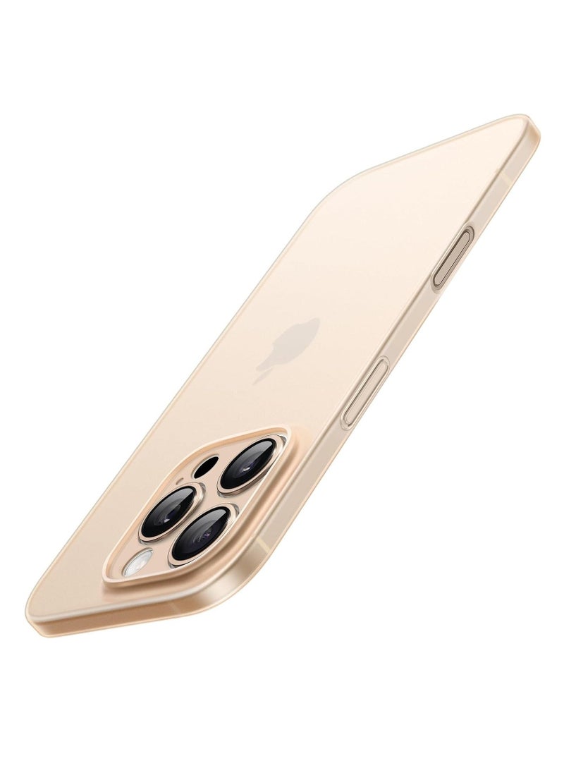 JAJEEK Ultra Slim Case for iPhone 16 Pro 6.3 Inch – 0.35mm Thin Lightweight Matte Finish PP Hard Case, Full Camera Lens Protection, Minimalist Design, Shockproof and Scratch-Resistant, Durable iPhone Cover - Image 1
