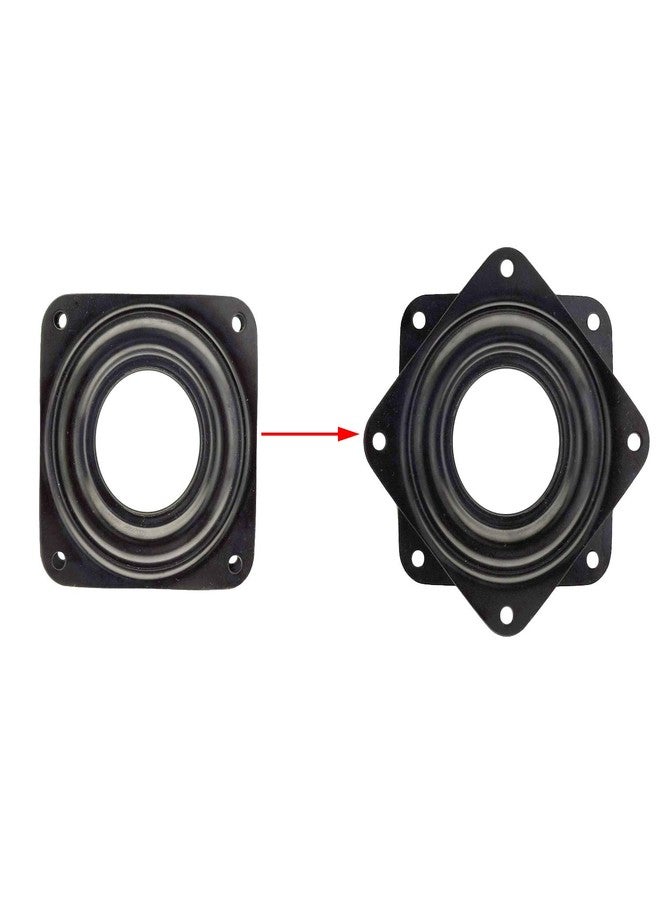 Kasteco 4 Pack 2.8 Inches Lazy Susan Turntable, 5/16 Inch Thick & 100 LB Capacity,Black - Image 4