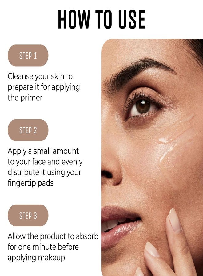 Face Primer for Makeup, Hydrating Long-Lasting Oil Control Pore Minimizer, Private Label Makeup Base with Vitamin E & Aloe, Smooth Matte Finish Primer for All Skin Types, Cruelty-Free, Vegan, 30ml - Image 4