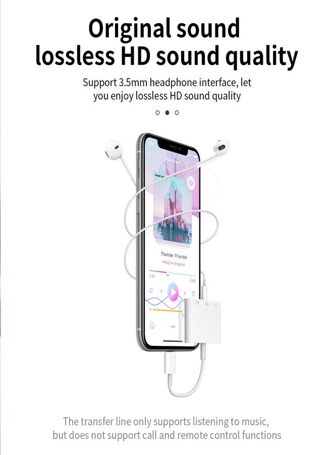 Zoyuzan 3 in 1 USB Adapter - Lightning Connector, Supports USB Camera, Card Reader, Headphones, and Bidirectional File Transfer - Image 2