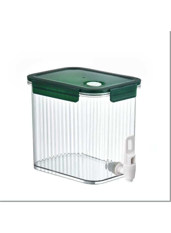 Household Refrigerator Cold Water Kettle With Tap Large Capacity Lemon Fruit Teapot Summer Cold Water Bucket Cold Water Bottle Ice Water Bucket 