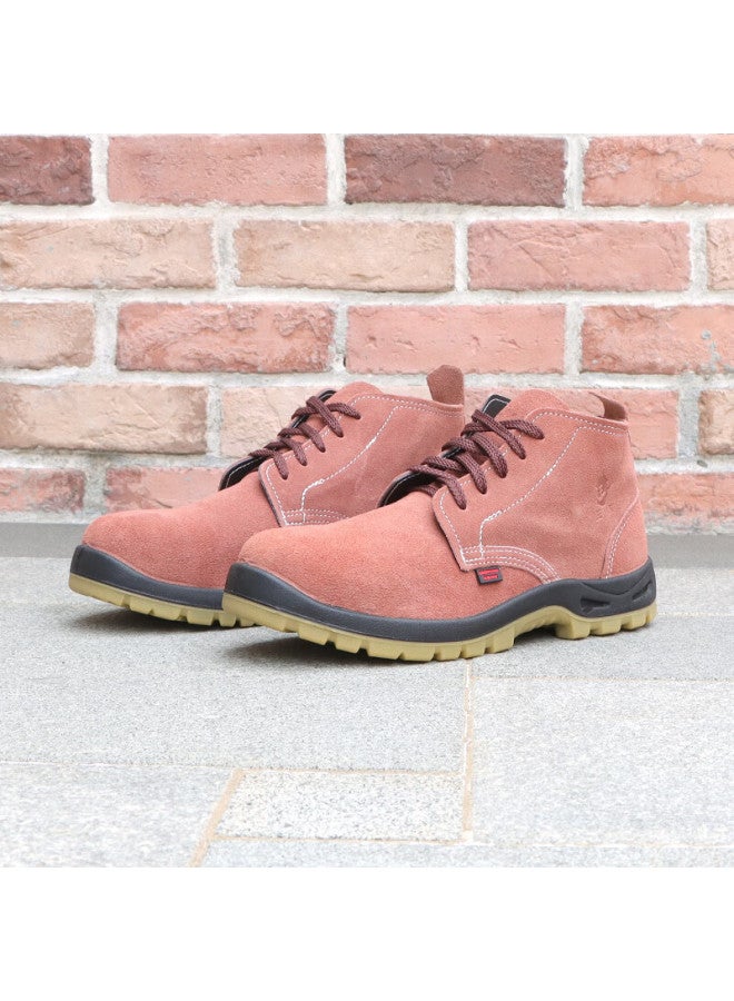 Shield King Shield King Genuine Leather Anti-smashing Ulated Labor Protection Shoes High-top Cowhide Sole Welding Work Safety Shoes Wear-resistant 9787 Safety Shoes Size 43  - Image 3