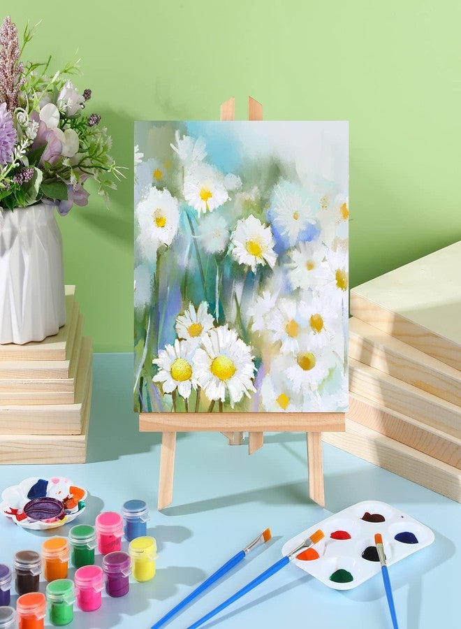 Youyole Wood Canvas Boards Unfinished Wooden Panel Boards Paint Pouring Panels for Painting Drawing Home Decor(14 Pieces,4.7 x 4.7, 6 x 6, 8 x 8, 10 x 10, 12 x 12) - Image 5
