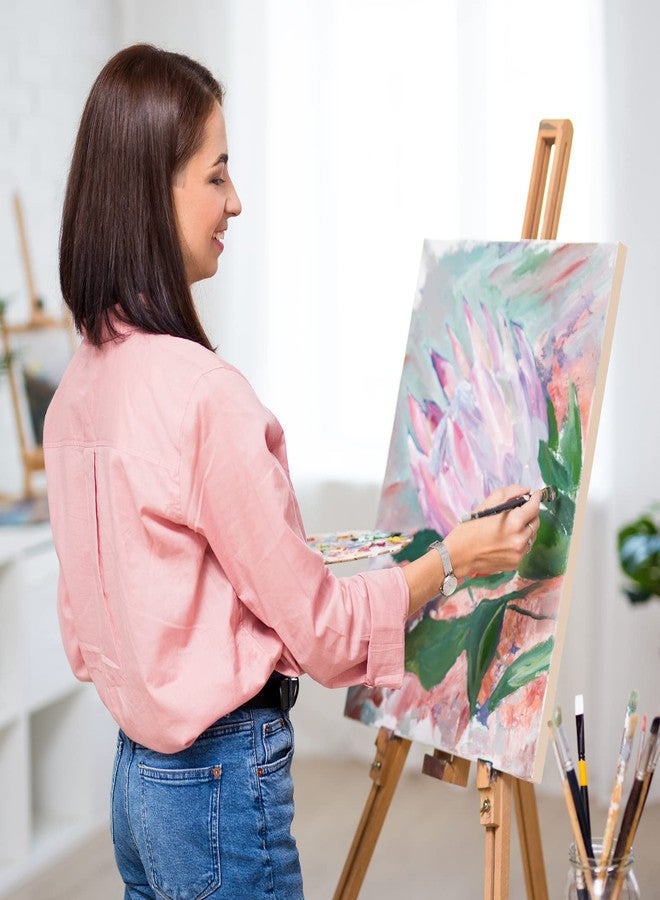 Youyole Wood Canvas Boards Unfinished Wooden Panel Boards Paint Pouring Panels for Painting Drawing Home Decor(14 Pieces,4.7 x 4.7, 6 x 6, 8 x 8, 10 x 10, 12 x 12) - Image 3