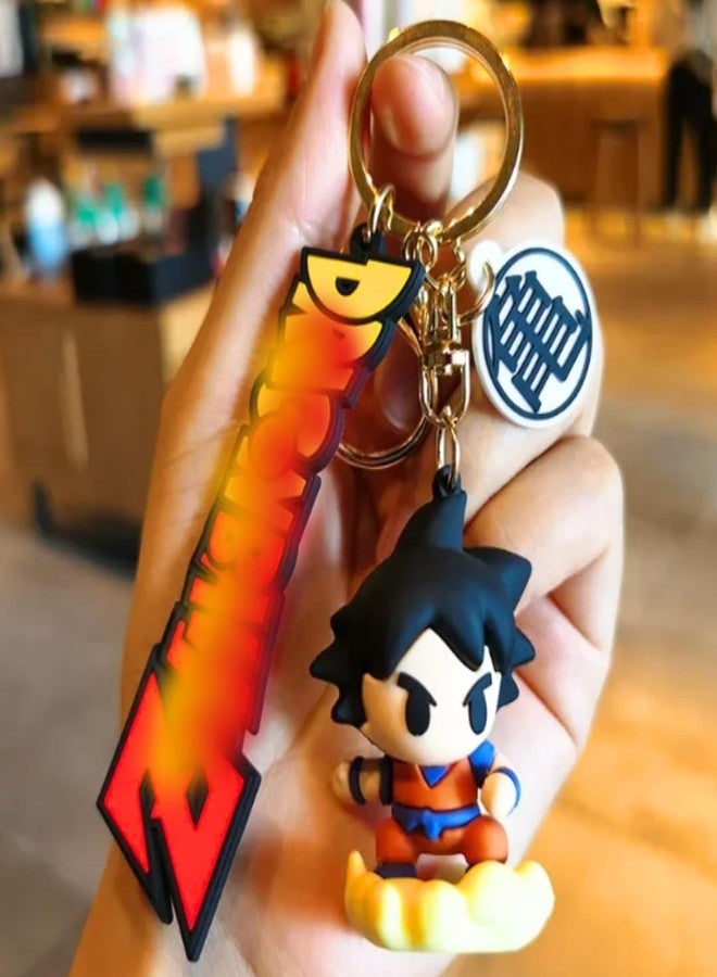 FUNFOB Goku Keychain Collectible For Boys & Girls Gifting Anime Key chain | Goku Cloud - Image 1
