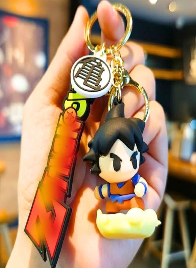 FUNFOB Goku Keychain Collectible For Boys & Girls Gifting Anime Key chain | Goku Cloud - Image 4
