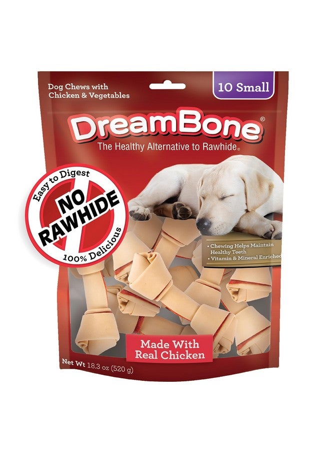 DreamBone Vegetable & Chicken Dog Chews, Rawhide Free, Small, 10Count - Image 1