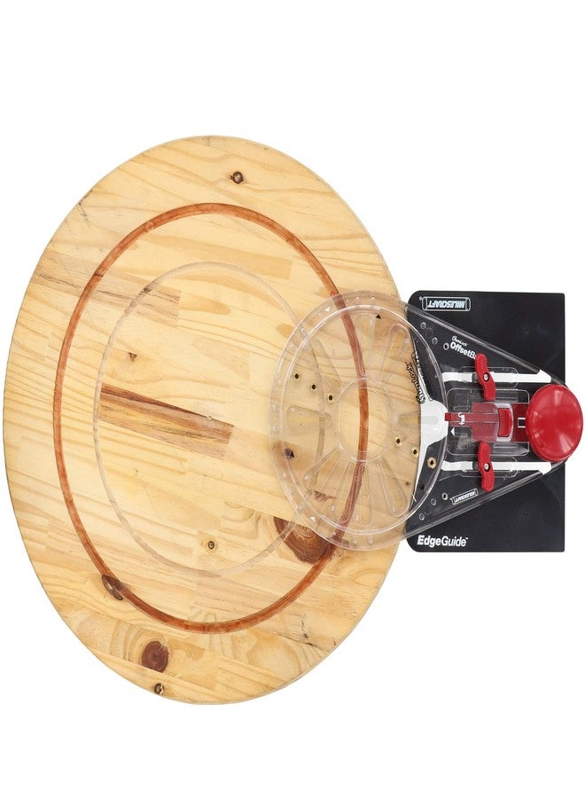 Milescraft 1224 Edge & Mortise Guide - Universal Router Guide for Straight or Cylindrical Edges - Built in Mortise Guide - Bonus Offset Base - Image 4