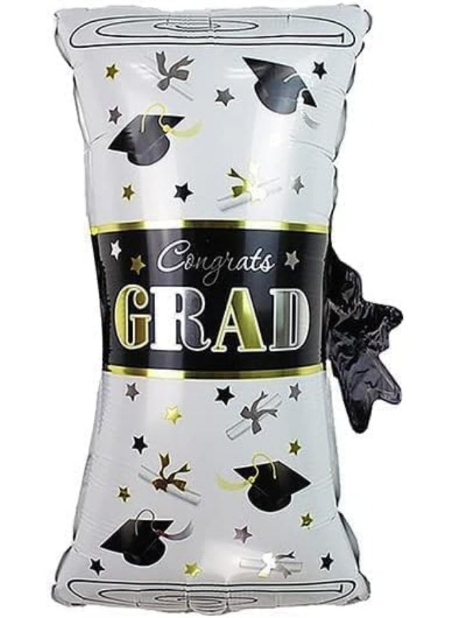 Next Store Graduation Balloons Set – 6 Pieces Foil Congratulations Graduation Party Decoration Elegant and Professional - Image 3