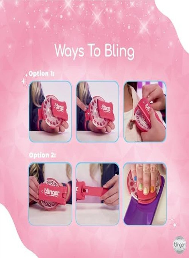 blinger® Diamond Collection Starter Kit | Gem Stamper & 75 Rhinestones | Instantly Add Sparkle to Your Hair | Simply Load, Click, Bling® | Bedazzler Kit for Hair, Clothes & Crafts (Dreams) - Image 4