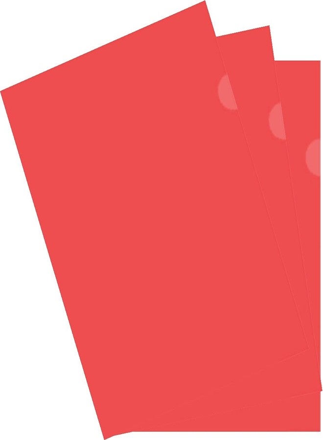 إمبرينت مجلد طباعة IMPRINT L أحمر شفاف، 40 قطعة، لأوراق مقاس A4 - Image 1