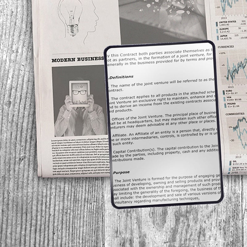 12 pcs Magnifier for Reading Page Magnifier for Reading Reading Magnifier for Books - Image 3