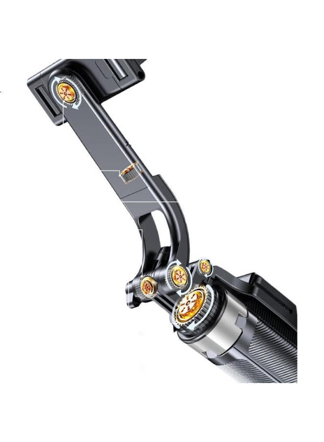 Lingchen [1.8 Meters] Selfie Stick Tripod, Extendable Phone Floor Stand, Selfie Gadget, 360-Degree Rotation, Fully Automatic, Multifunctional, Travel Photography Handle, Anti-Shake Gimbal - Image 2