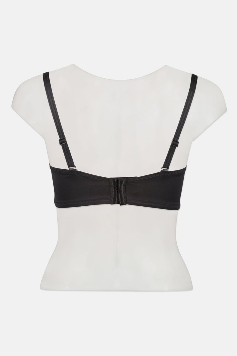 TRIUMPH Women 2 Pieces Allover Print Padded Non Wire Bra, Multicolor - Image 4