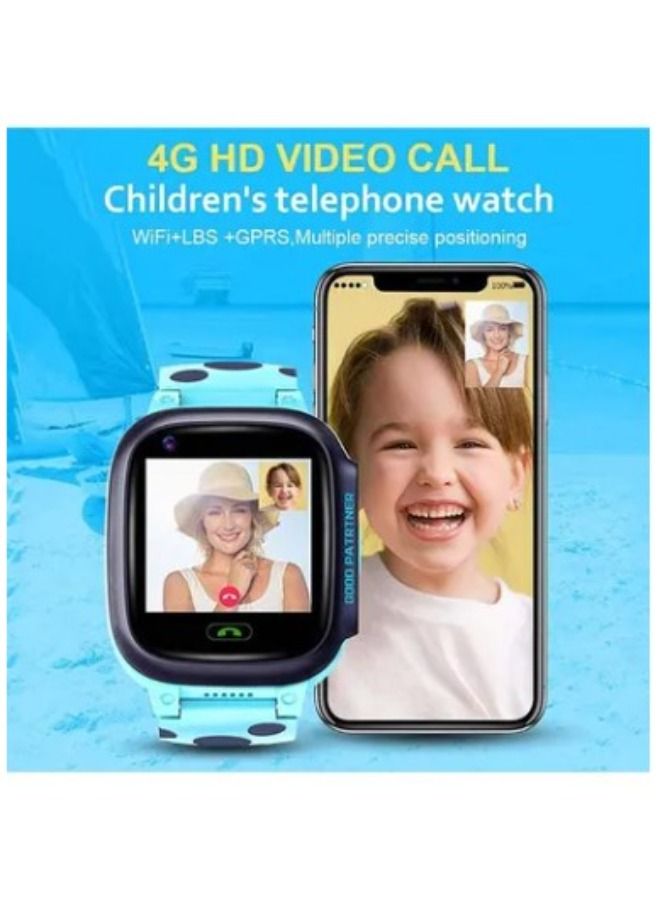 Nabi 4G GPS Waterproof Sim Card HD Camera Kids Smart Watch Blue - Image 3