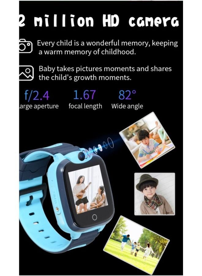 4G GPS Waterproof Sim Card HD Camera Kids Smart Watch Blue - pzsku/ZAB4E779D6BF1B4455B2EZ/45/_/1659620225/d1470168-f1ca-458f-81b3-030ac9a923f0