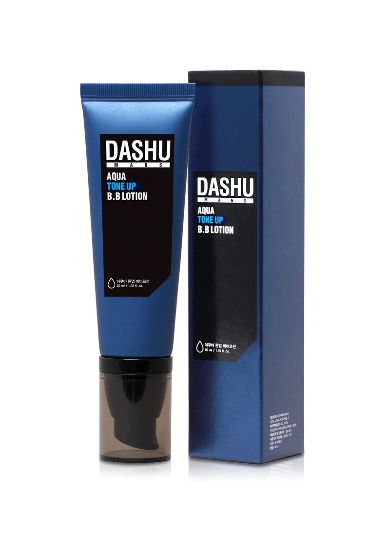 Dashu DASHU Aqua Tone Up B.B Lotion | Korean BB Cream for Men w/Seawater & Seaweed Extract | Hydrating BB Cream for Face | Men's Skin Care (1.35 fl oz) 