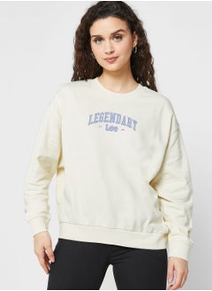 Crew Neck Logo Sweatshirts