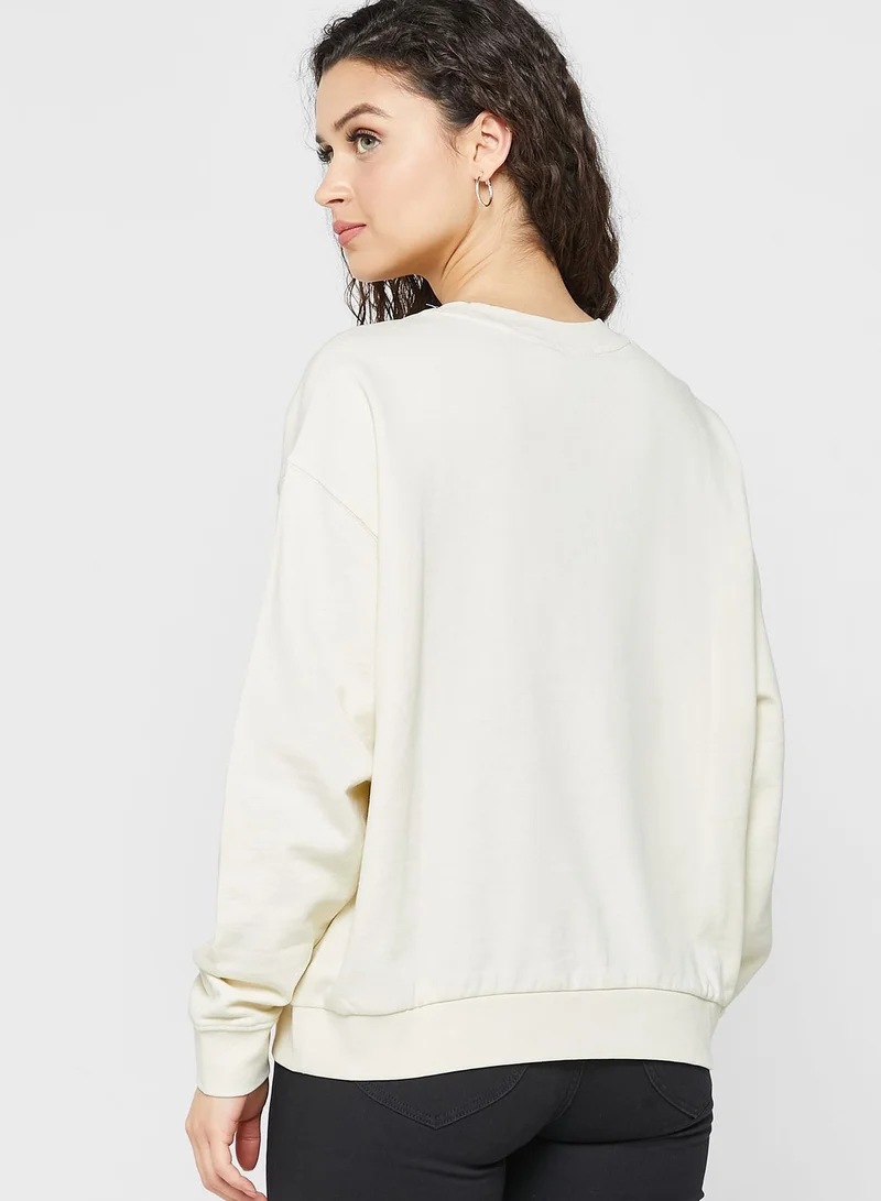 LEE Crew Neck Logo Sweatshirts