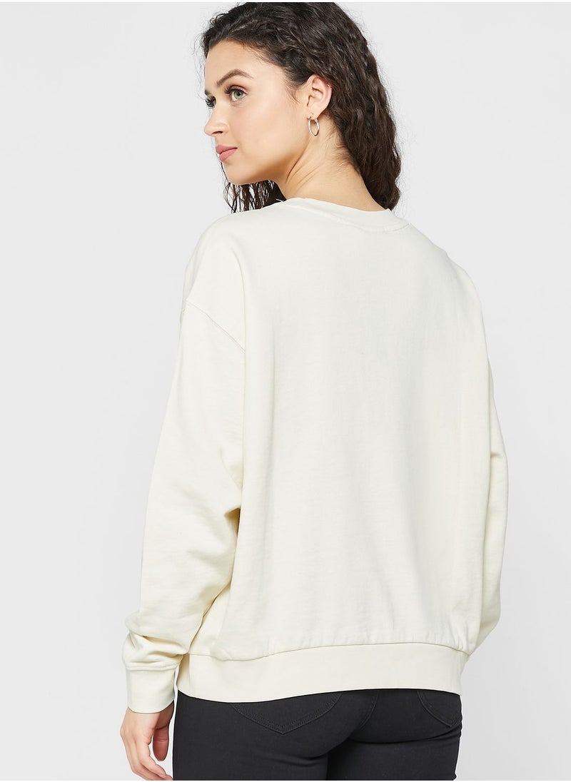 LEE - Crew Neck Logo Sweatshirts - Image 1