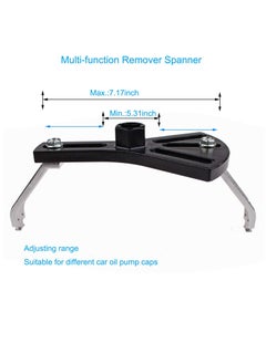 Excefore Universal Fuel Pump Removal Tool, Adjustable Fuel Pump Lock Ring Tool, Fuel Tank Lock Ring Tool, Fuel Tank Repair Kit, 5.31" to 7.17" Adjustable Lock Ring Spanner  - Image 3