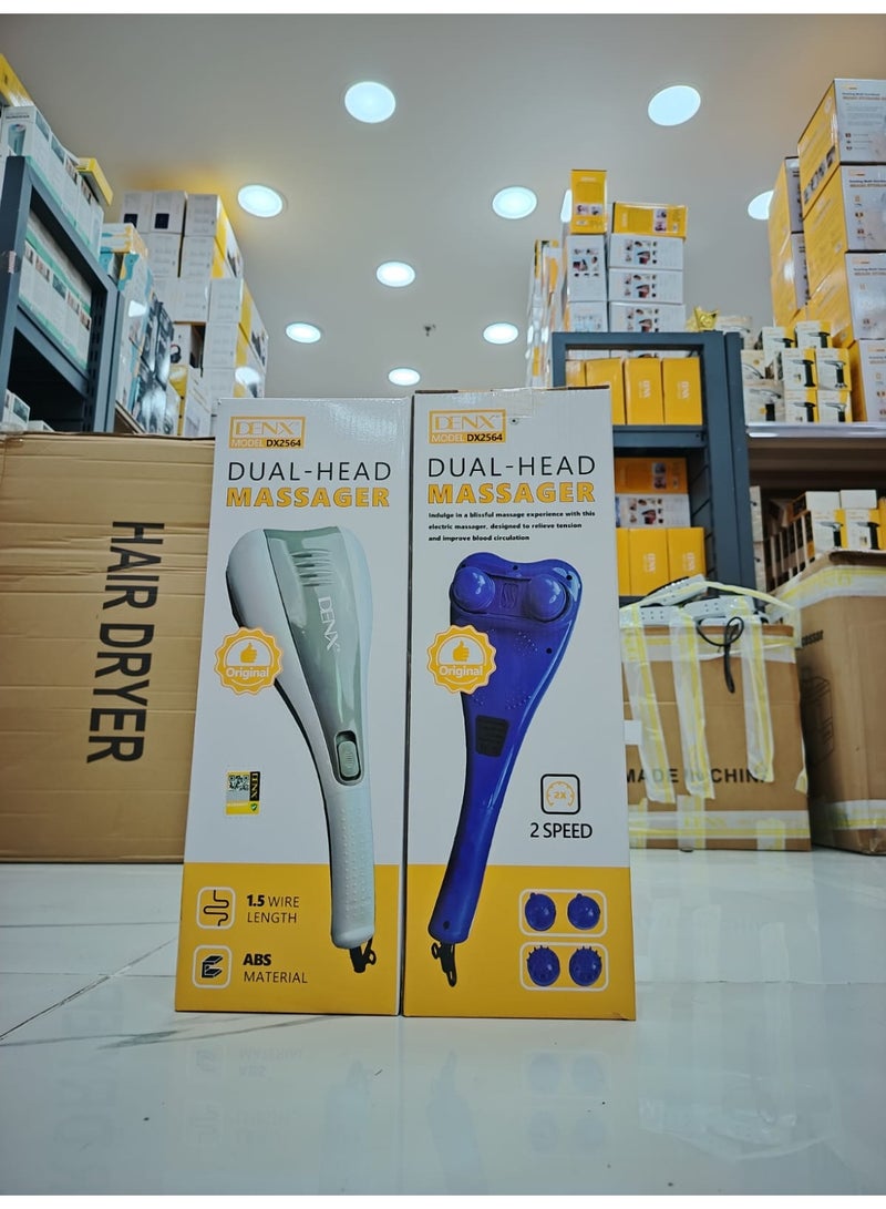 DENX Dual-Head Massager DX2564 | Handheld Electric Massager - Image 4