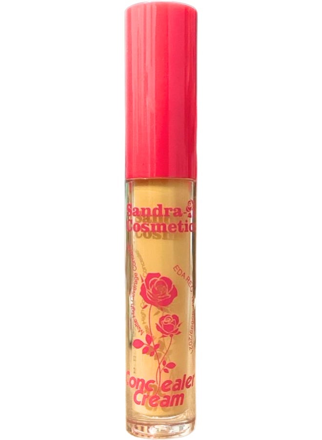 Sandra Cosmetics High Coverage Matte Concealer Cream – Hides Dark Circles, Age Spots, Blemishes, and Skin Imperfections – Full Coverage Concealer for Sensitive, Oily, and Smooth Skin – Instant Natural Matte Finish Perfect for Daily Makeup and Special Occasions - Image 2