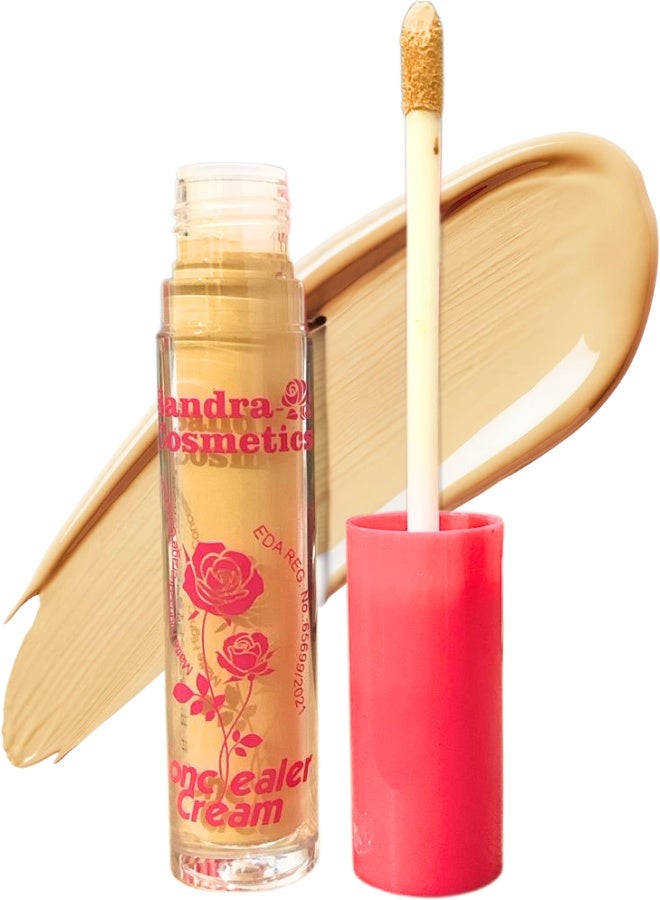 Sandra Cosmetics High Coverage Matte Concealer Cream – Hides Dark Circles, Age Spots, Blemishes, and Skin Imperfections – Full Coverage Concealer for Sensitive, Oily, and Smooth Skin – Instant Natural Matte Finish Perfect for Daily Makeup and Special Occasions - Image 1