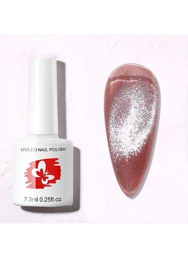 MAJOR DIJIT Cat Eye Gel Nail Polish Soak Off 9D Wide Magnetic Gel Polish Bright Silver Enamel Lacquer Glitter Nail Art Varnish  - Image 1