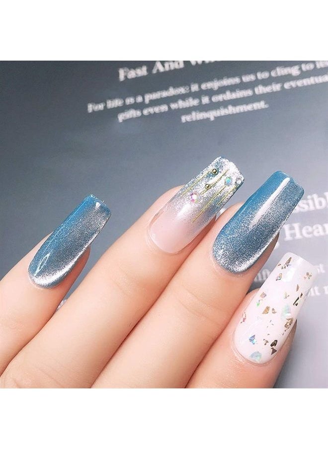 MAJOR DIJIT Cat Eye Gel Nail Polish Soak Off 9D Wide Magnetic Gel Polish Bright Silver Enamel Lacquer Glitter Nail Art Varnish  - Image 5