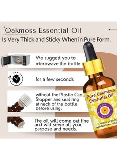 Deve Herbes Pure Oakmoss Essential Oil (Evernia Prunastri) With Glass Dropper Natural Therapeutic Grade Steam Distilled 5Ml  - Image 4