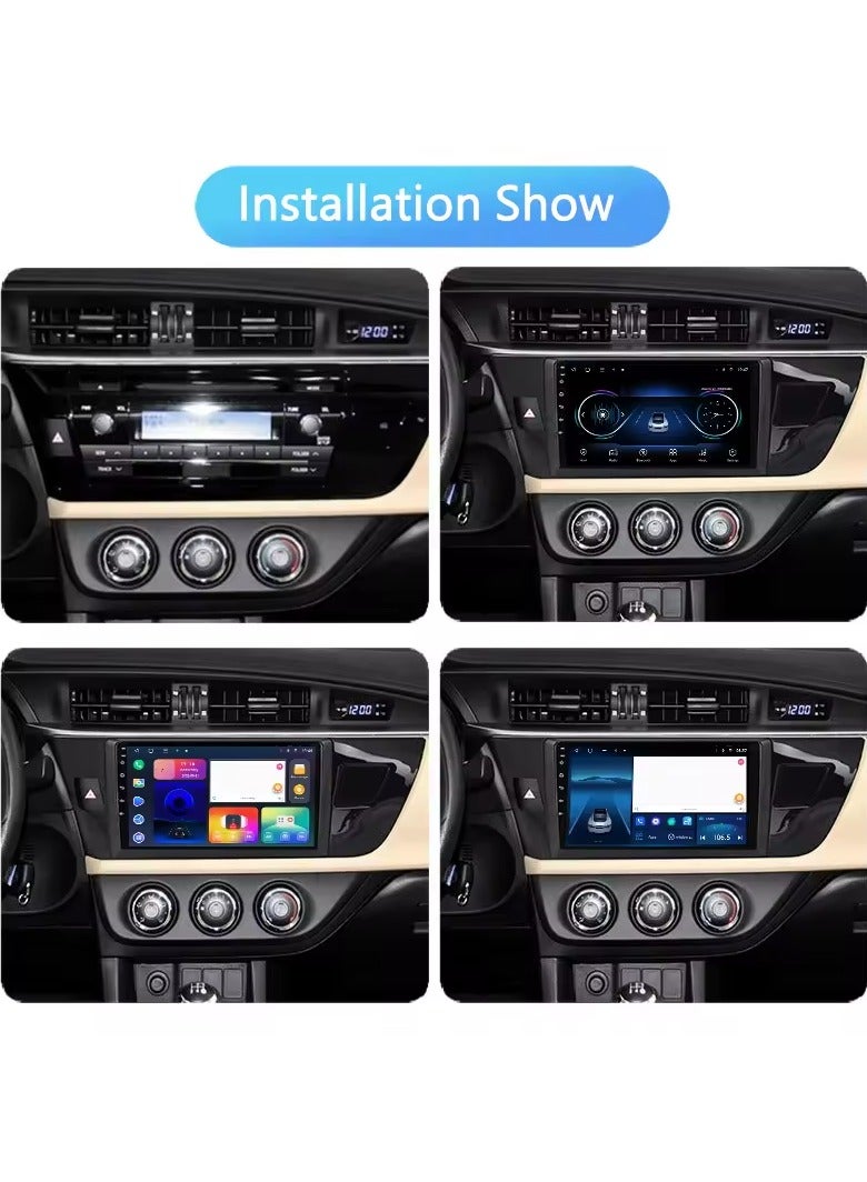 شاشة أندرويد لتويوتا كورولا 2014 2015 2016 2 جيجا بايت رام 32 جيجا بايت ذاكرة تدعم Apple Carplay Android Auto شاشة لمس IPS عالية الدقة بالكامل وكاميرا احتياطية متضمنة - Image 4