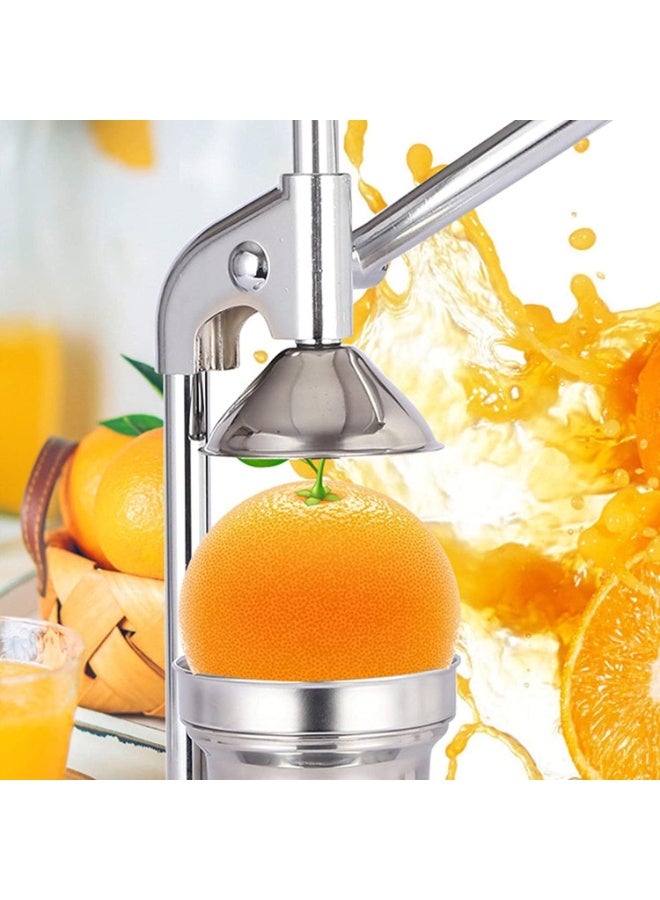 SUKILO Manual Commercial Stainless Steel Citrus Juicer - Heavy-Duty Hand Press, Ergonomic Design, Detachable Filter Cup, Easy to Clean, Ideal for Home & Professional Use - Image 5