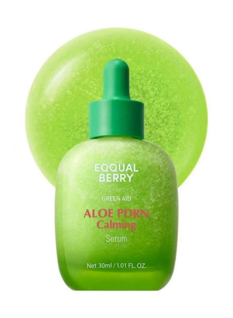 eqqualberry 2 PCS, EQQUALBERRY Aloe PDRN Calming Serum, Soothe, Repair and Strengthen Sensitive Skin, Hypoallergenic, with Aloe and Centella for Intense Calming and Barrier Repair, 30ml *2 - Image 5